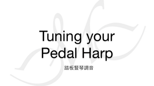 Tuning your Pedal Harp
